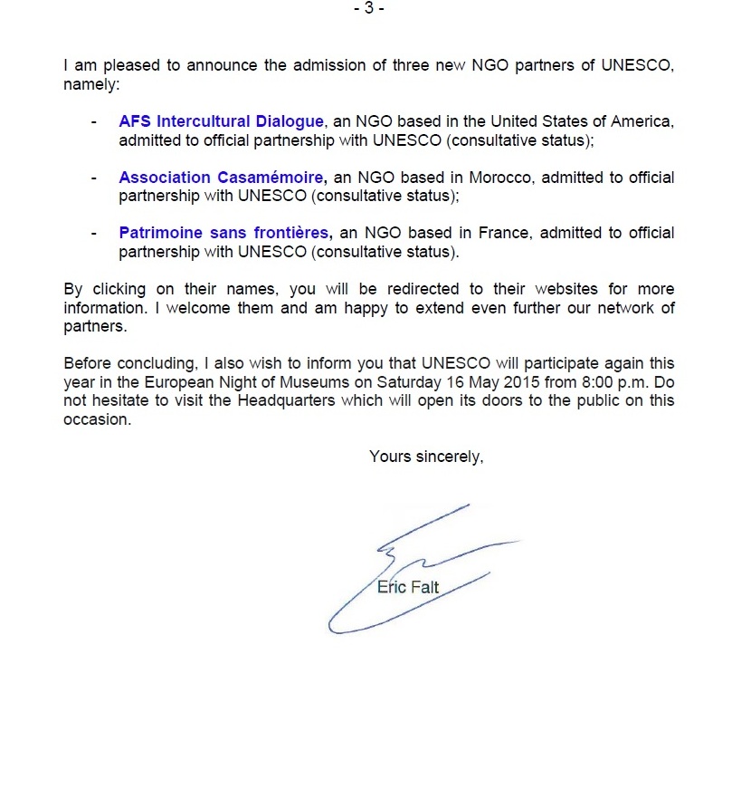 UNESCO-NGO-SAF India