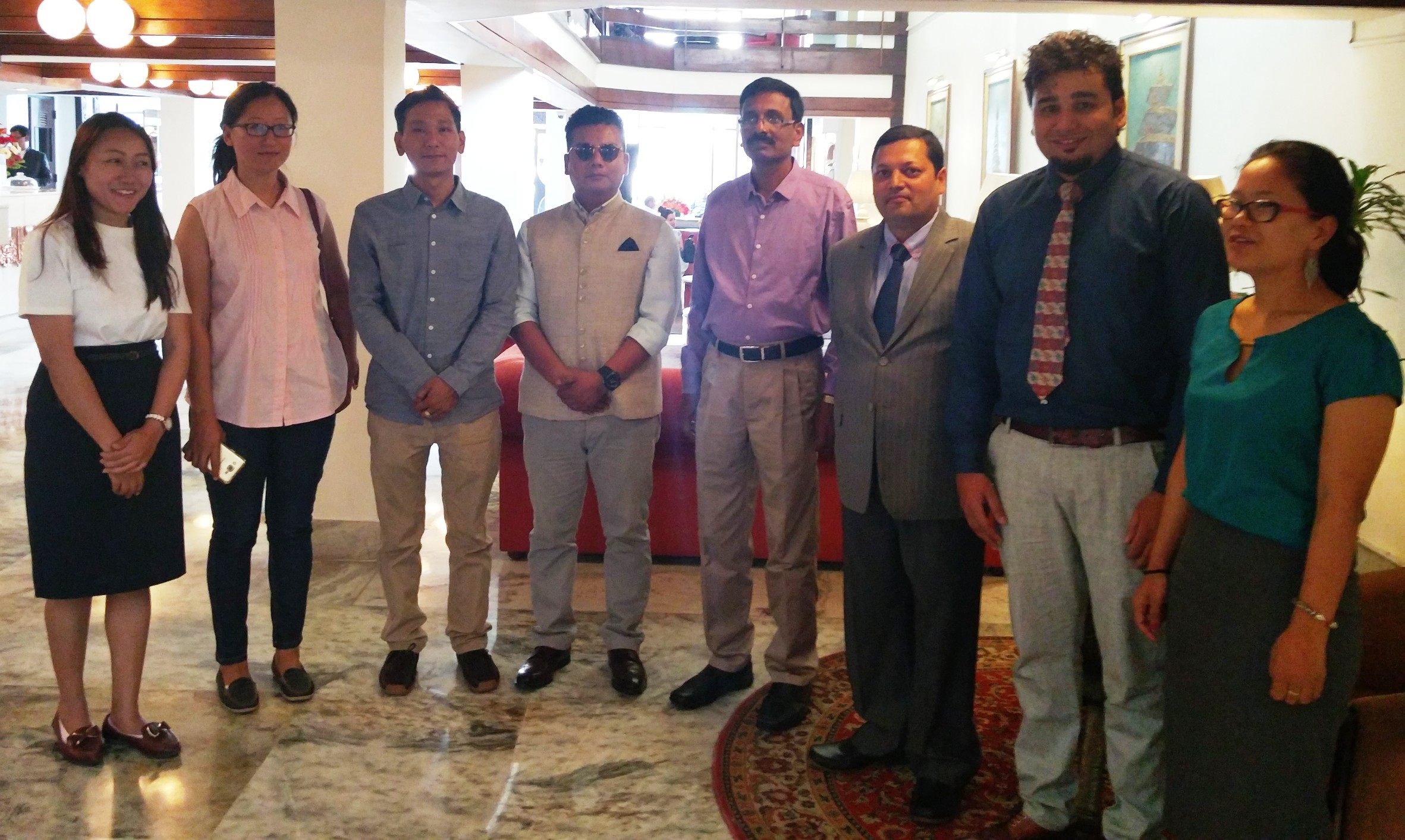 South Asia Foundation- Nepal Alumni meet together, Mr Nishchal Pandey & Mr Raju UMISARC