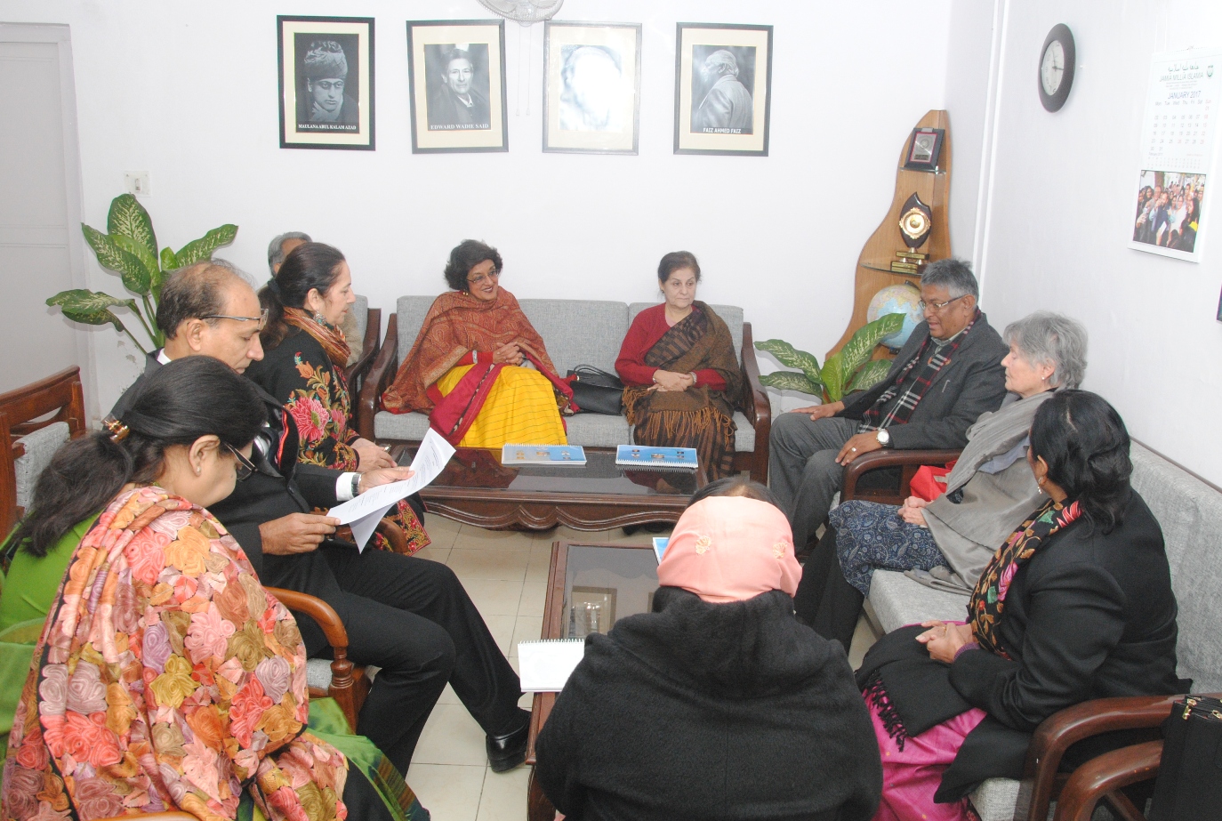 South Asia Foundation- UMIKS & JMI -During Meeting