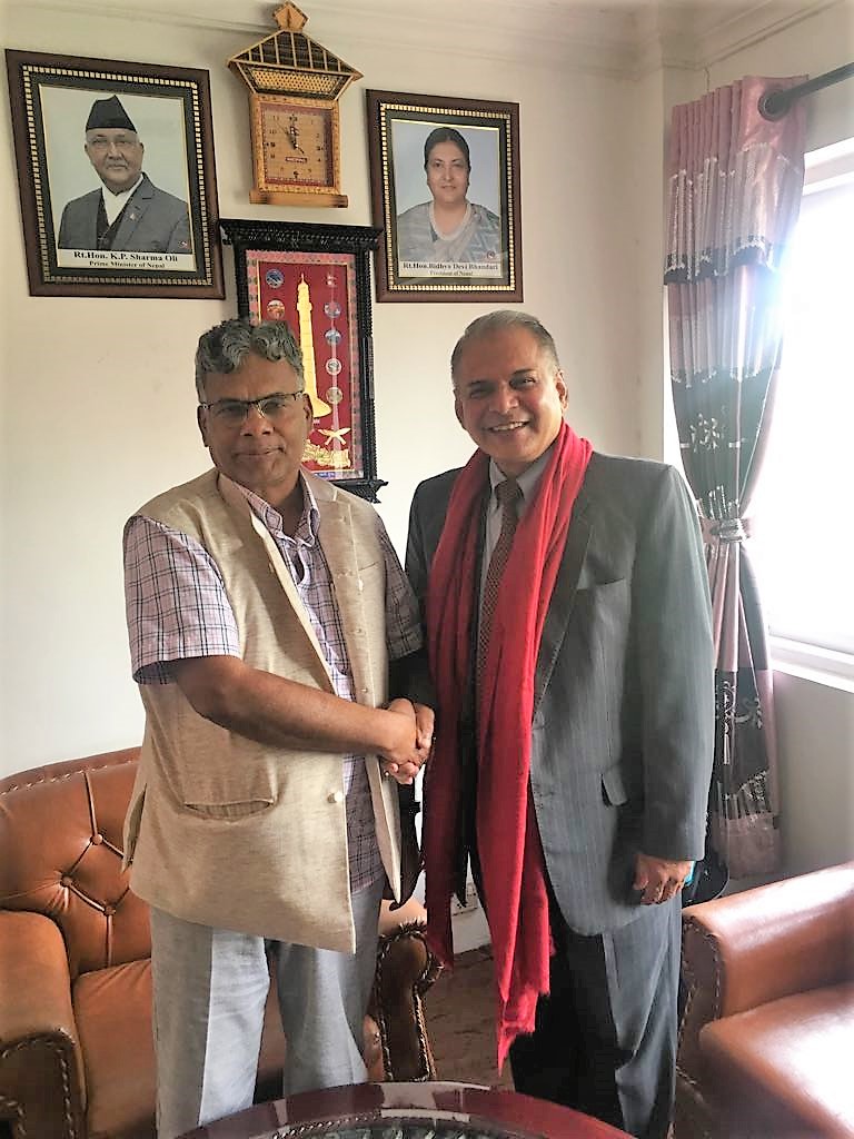 Press Release - Secretary General of SAARC calls on the Minister for Industry, Commerce and Supplies of Nepal
