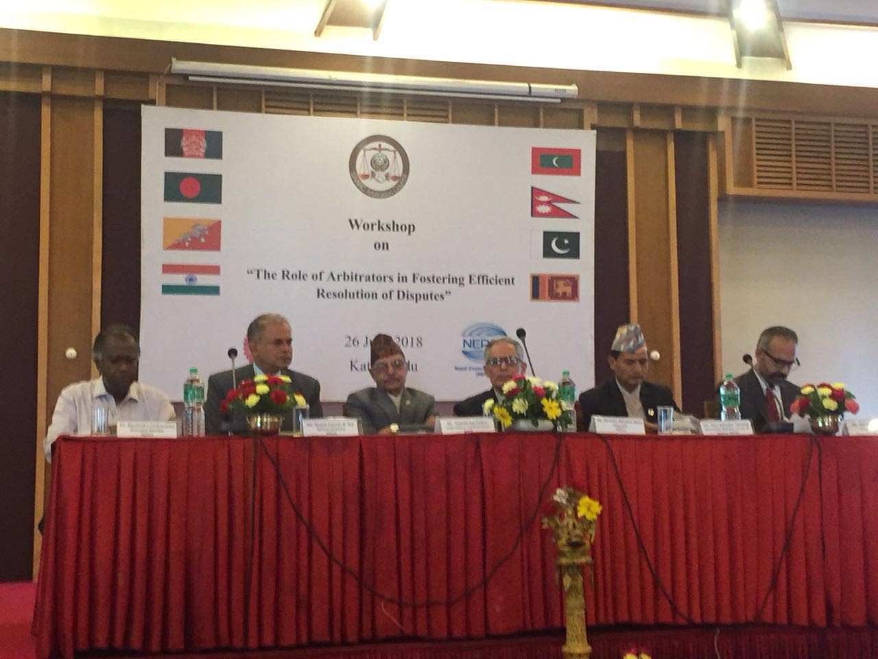 Press Release - Workshop on the Role of Arbitrators in Fostering Efficient Resolution of Disputes, organized jointly in Kathmandu today by SARCO