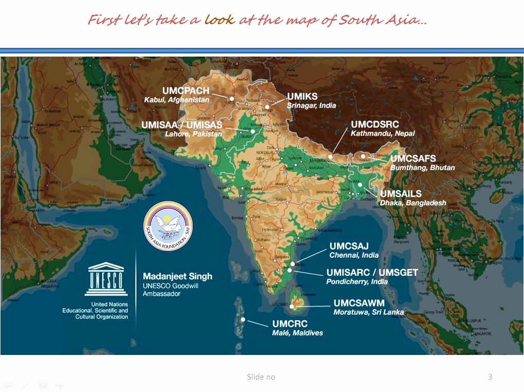 First let’s take a look at the map of South Asia…