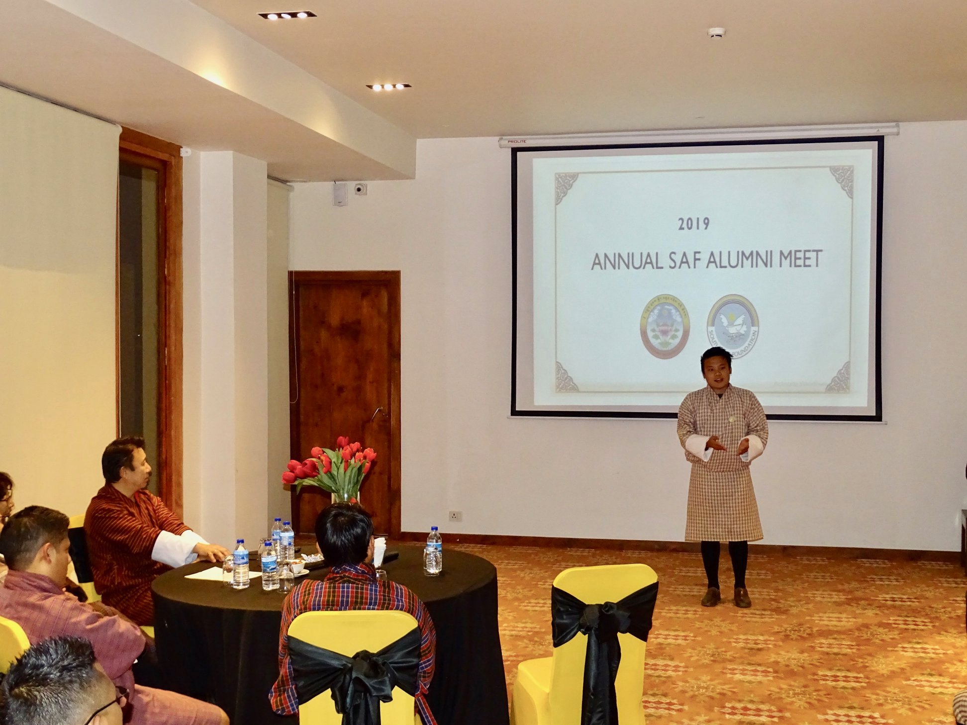 SAF Alumni Group with Hon'ble Chairperson, South Asia Foundation - Bhutan, and Executive Director