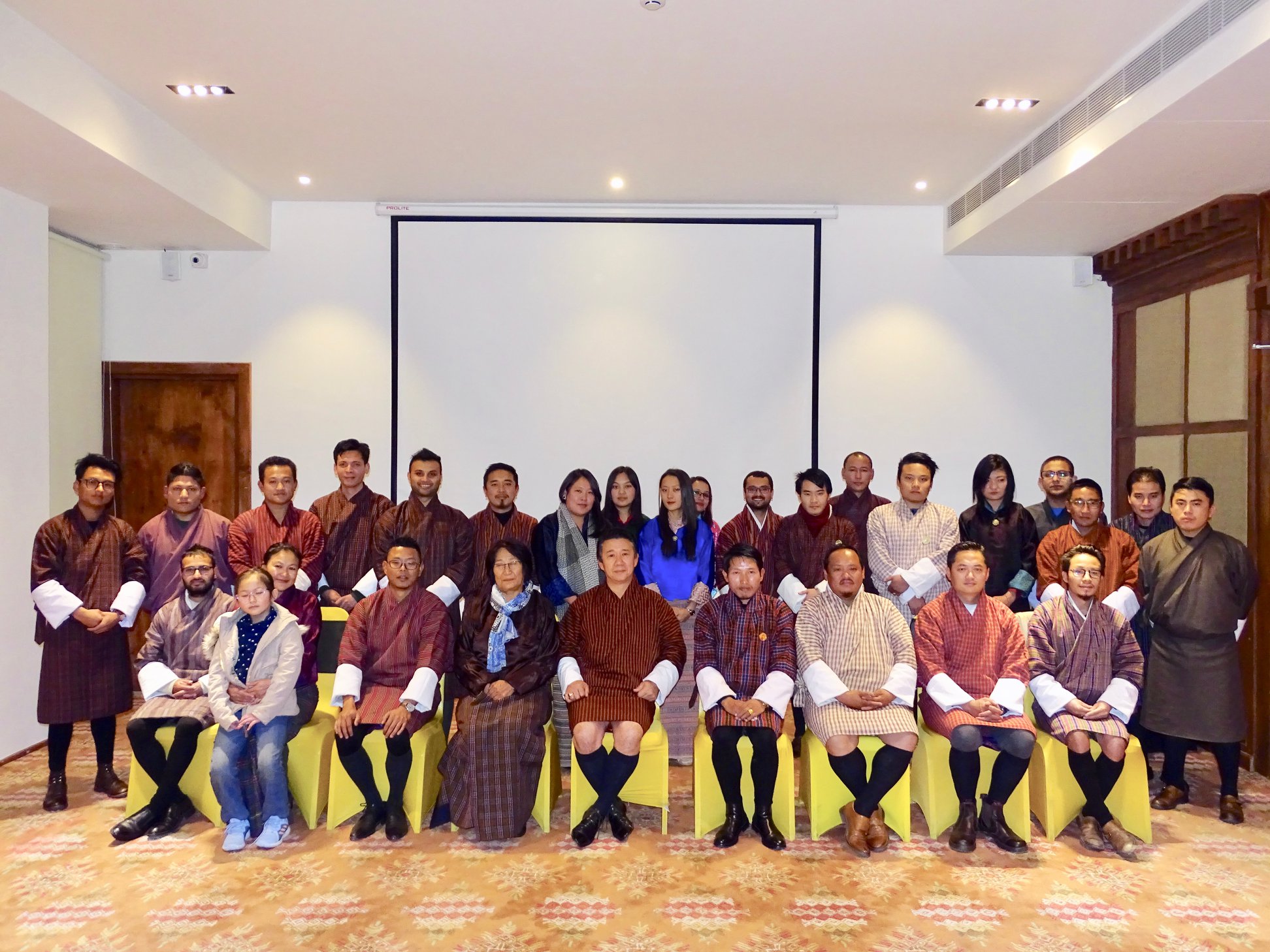 SAF Alumni Group with Hon'ble Chairperson, South Asia Foundation - Bhutan, and Executive Director