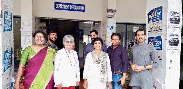 Mme France Marquet SAF representative to UNESCO attended visited Calicut University