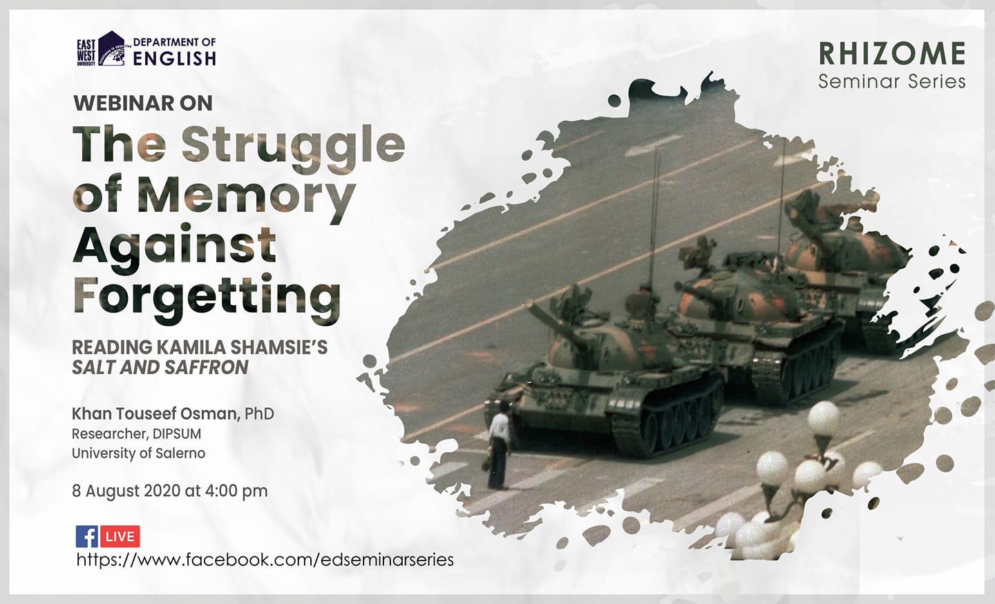Webinar on The Struggle of Memory against Forgetting