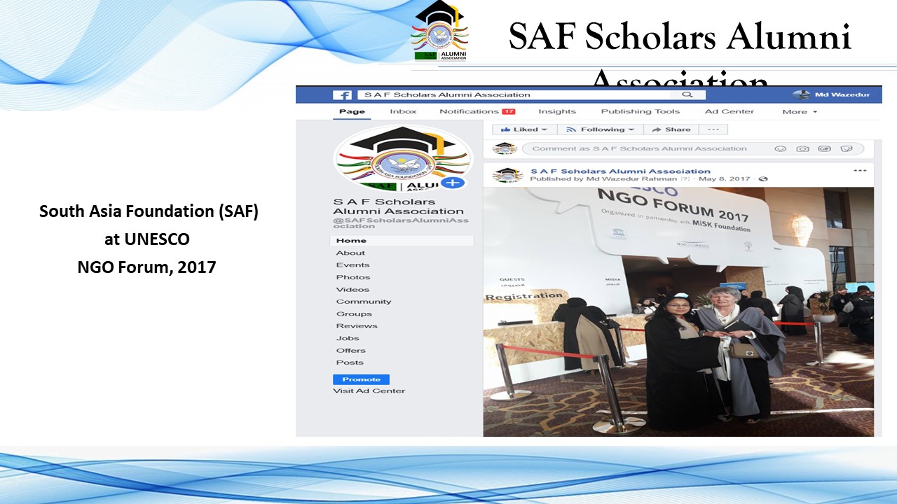South Asia Foundation Scholars Alumni Association - Binjola