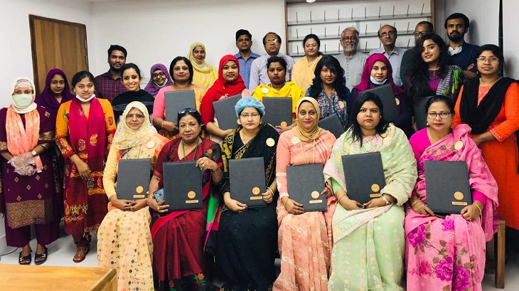Joyeeta Foundation distributes certificates among women entrepreneurs